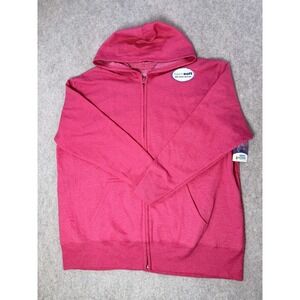 JMS Just My Size Pink FusionSoft Full Zip Hoodie Plus Size 1X EcoSmart Hoodie